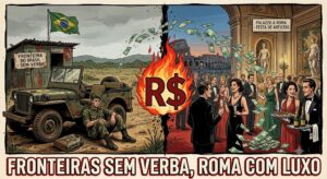 Sem recursos para o Exército, governo mantém gastos com convidados em Roma